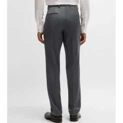 Formalwear*Boss H-Lenon Regular-Fit Trousers in Grey