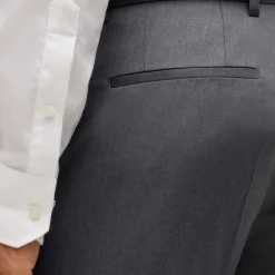 Formalwear*Boss H-Lenon Regular-Fit Trousers in Grey