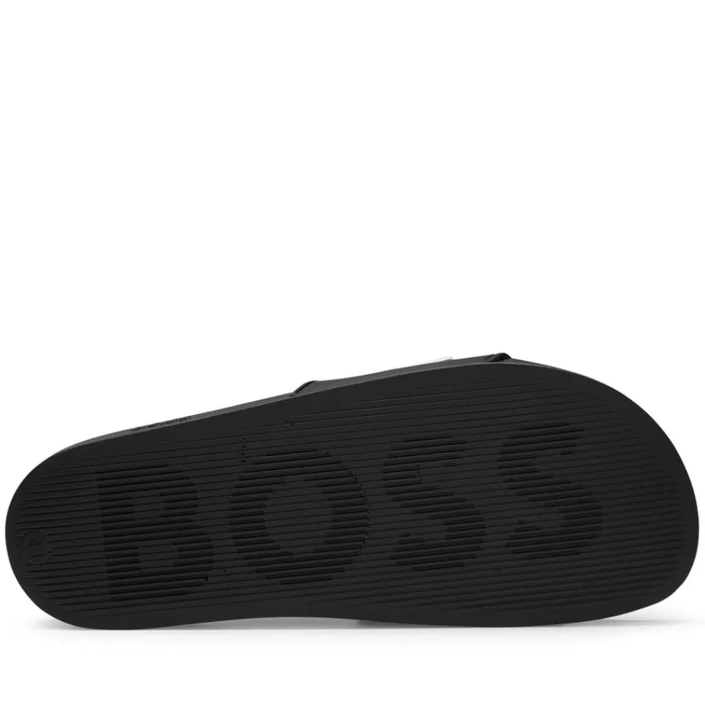 Beach Shoes*Boss Kirk Sliders in Black