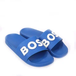 Beach Shoes*Boss Kirk Sliders in Blue