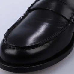 Shoes*Boss Leather Loafers in Black