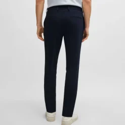 Trousers*Boss L-Gee Slim-Fit Trousers in Dark Blue
