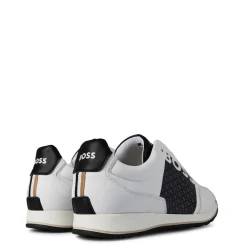 Trainers*Boss Logo Low Top Trainers in White