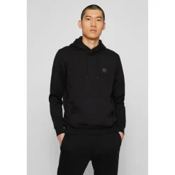 Hoodies*Boss Logo Patch Hoodie in Black