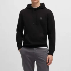 Sweatshirts*Boss Logo Patch Hoodie in Black