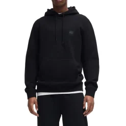 Sweatshirts*Boss Logo Patch Hoodie in Black
