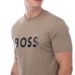 T-Shirts And Vests*Boss Logo Print T-Shirt in Green