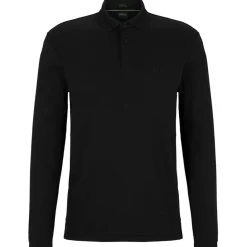 Polo Shirts*Boss Long Sleeve Polo Shirt in Black