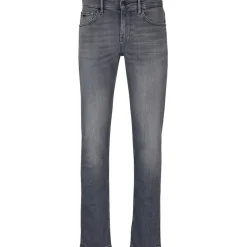 Jeans*Boss Mens Charleston4 10219924 04 Slim Fit Jeans in Grey