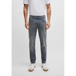 Jeans*Boss Mens Charleston4 10219924 04 Slim Fit Jeans in Grey