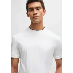 Polo Shirts*Boss Mens H Thompson 40 Ps 10262914 01 Polo Shirt in White