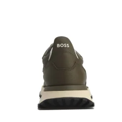 Trainers|Footwear*Boss Mens Jonah Run Trainers in Green