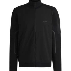 Knitwear*Boss Mock Neck Regular Fit Sweatshirt in Black