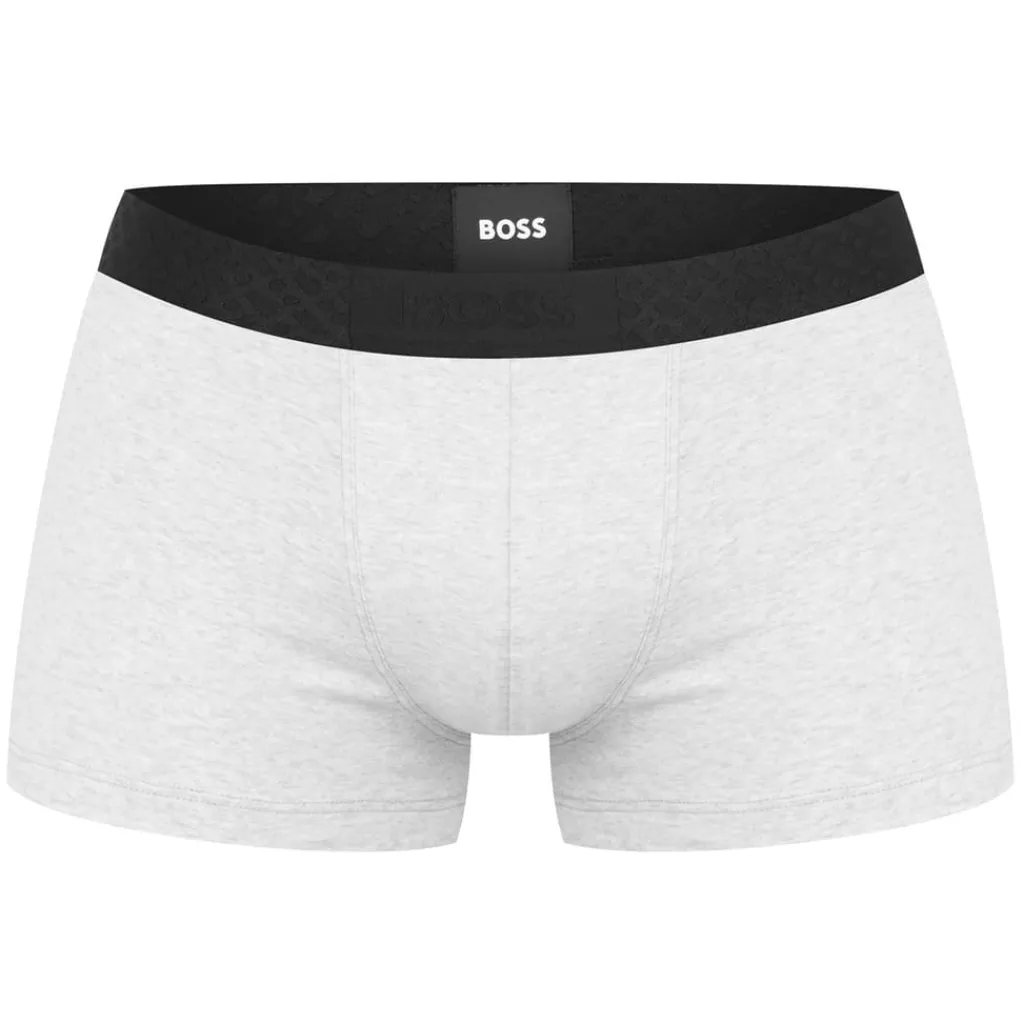 Underwear And Socks*Boss Monogram 3 Pack Boxer Trunks in Black