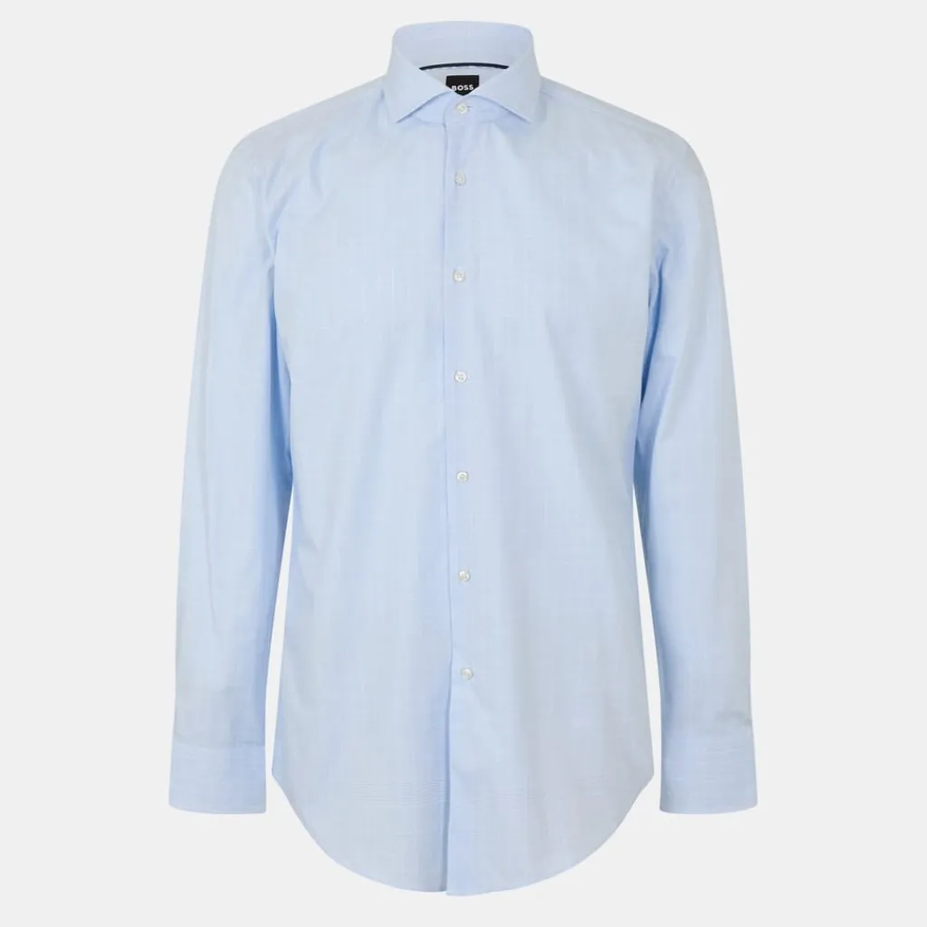 Shirts*Boss Oxford Regular Fit Long Sleeve Shirt in Blue