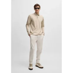T-Shirts And Vests|Polo Shirts*Boss Pado 30 Long Sleeve Polo Shirt in Beige