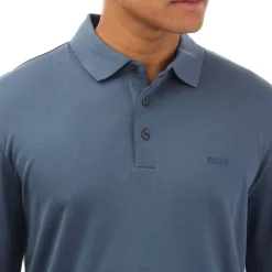 T-Shirts And Vests|Polo Shirts*Boss Pado 30 Long Sleeve Polo Shirt in Blue