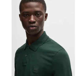 Polo Shirts*Boss Passerby Long Sleeve Polo Shirt in Green