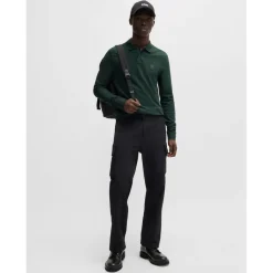 Polo Shirts*Boss Passerby Long Sleeve Polo Shirt in Green
