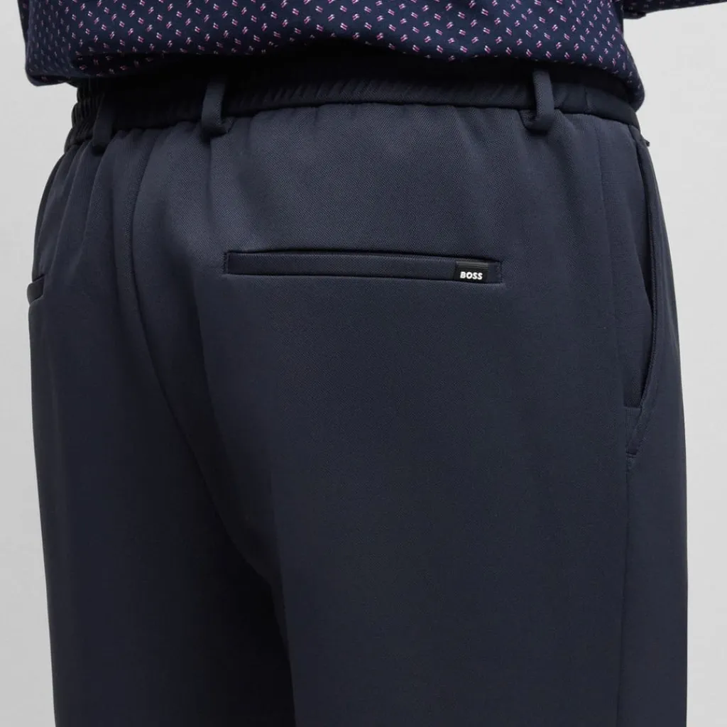 Formalwear*Boss P-Genius Slim-Fit Pants in Blue