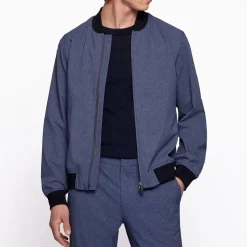 Formalwear*Boss P-Hanry Bomber Jacket in Blue