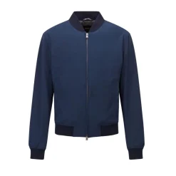 Formalwear*Boss P-Hanry Bomber Jacket in Dark Blue