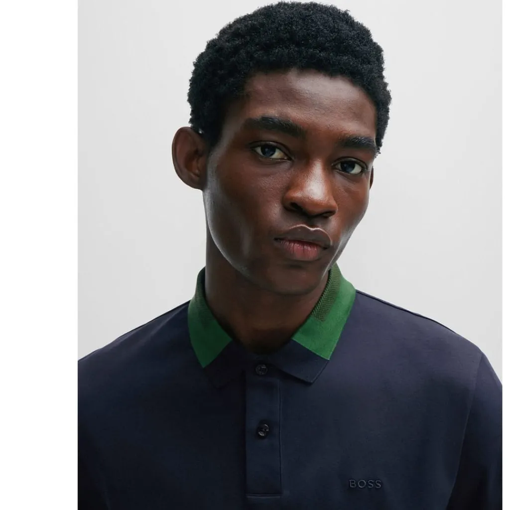 Polo Shirts*Boss Phillipson 116 Polo Shirt in Dark Blue