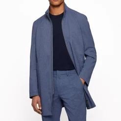 Coats And Jackets*Boss P-Hyde Coat in Blue