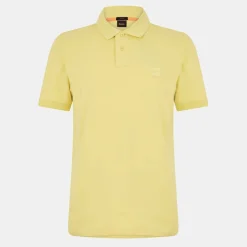 Polo Shirts*Boss Piqué Polo Top in Yellow