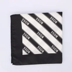 Assorted|Formalwear*Boss Pocket Square in Black