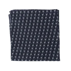 Assorted*Boss Pocket Square in Dark Blue