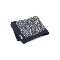 Assorted*Boss Pocket Square in Dark Blue