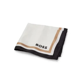 Assorted|Formalwear*Boss Pocket Square in White