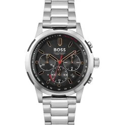 Jewellery-Watches*Boss Recycled Stainless Steel Watch Gents in Black