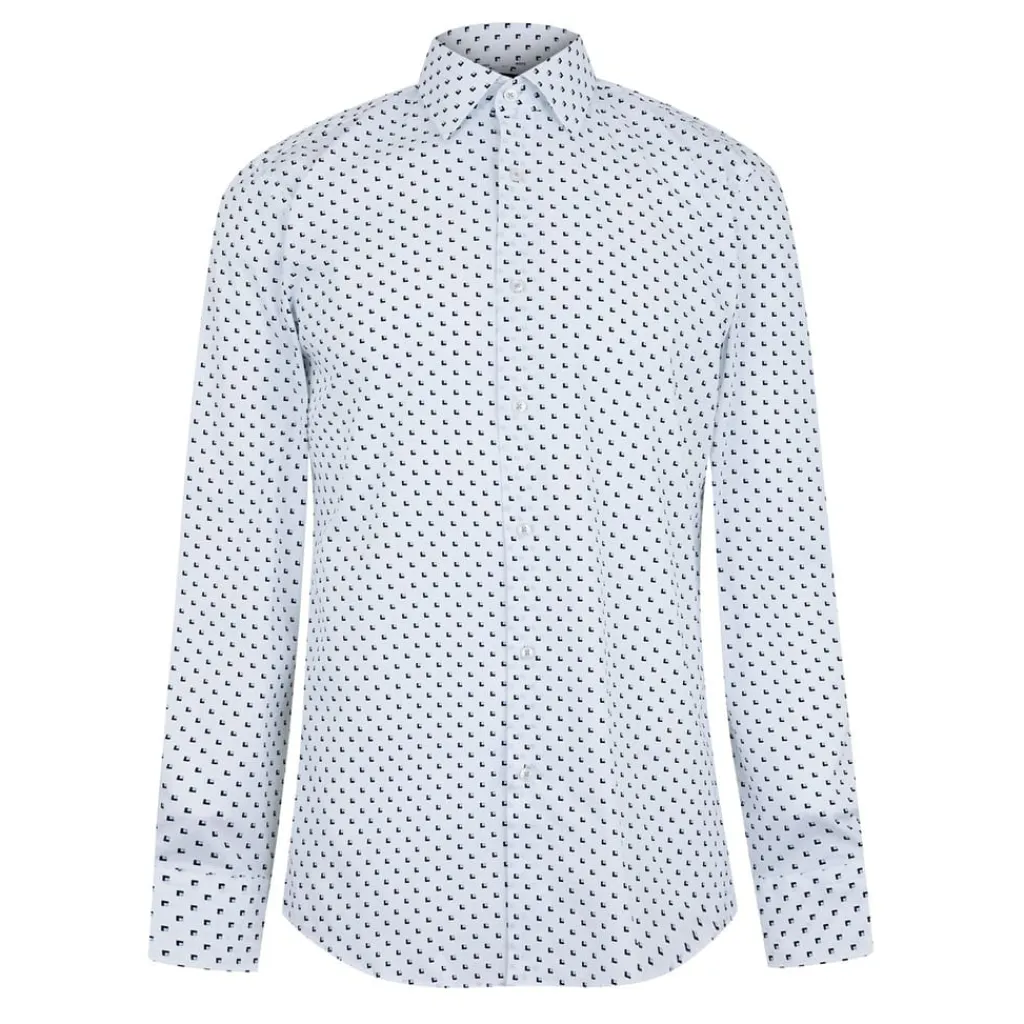 Shirts*Boss Regular Fit Long Sleeve Shirt in White