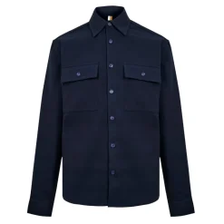 Knitwear*Boss Regular Fit Long Sleeve Shirt in Blue