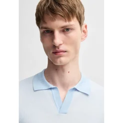 Knitwear*Boss Regular Fit Short Sleeve Shirt in Blue