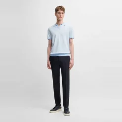 Knitwear*Boss Regular Fit Short Sleeve Shirt in Blue