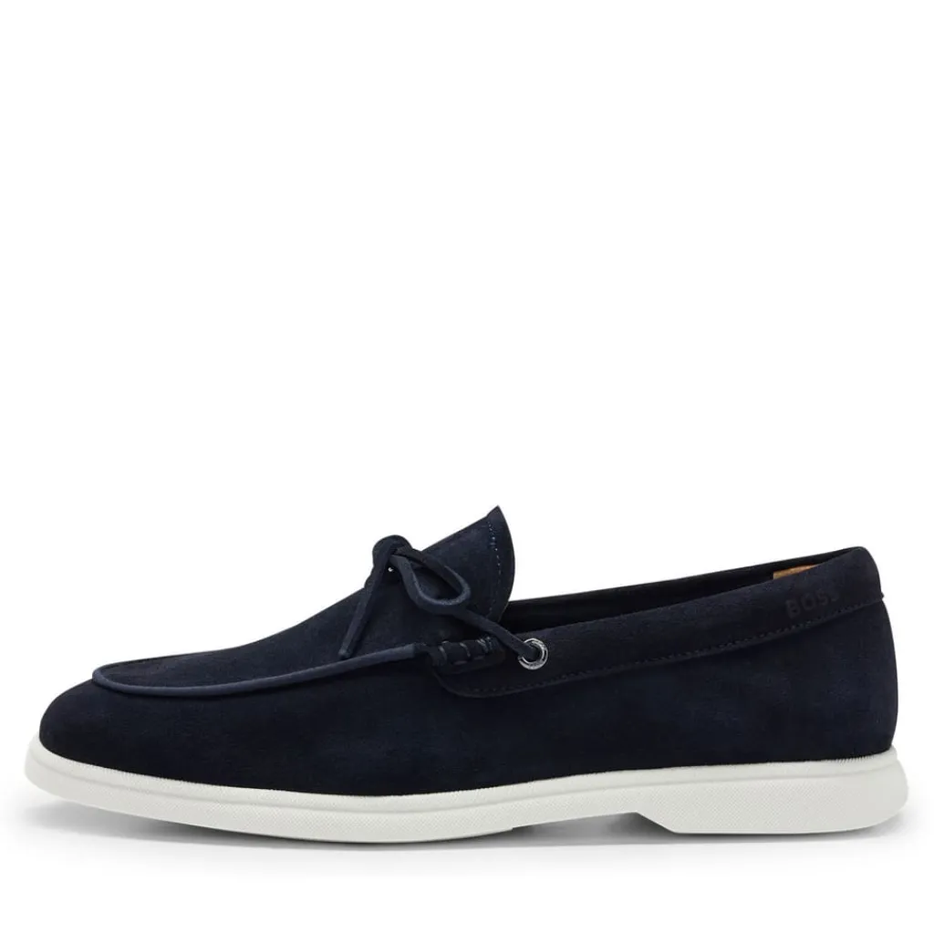 Shoes*Boss Sienne Moccasin Shoes in Dark Blue