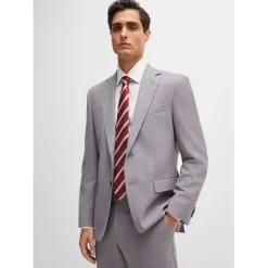 Formalwear*Boss Silk Blend 7.5cm Tie in Red