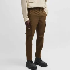 Trousers*Boss Sisla-8 Cargo Trousers in Green
