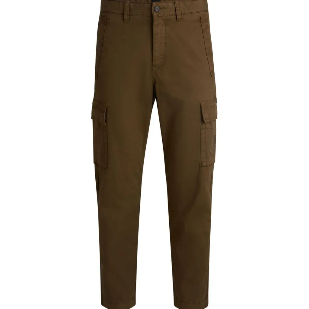 Trousers*Boss Sisla-8 Cargo Trousers in Green