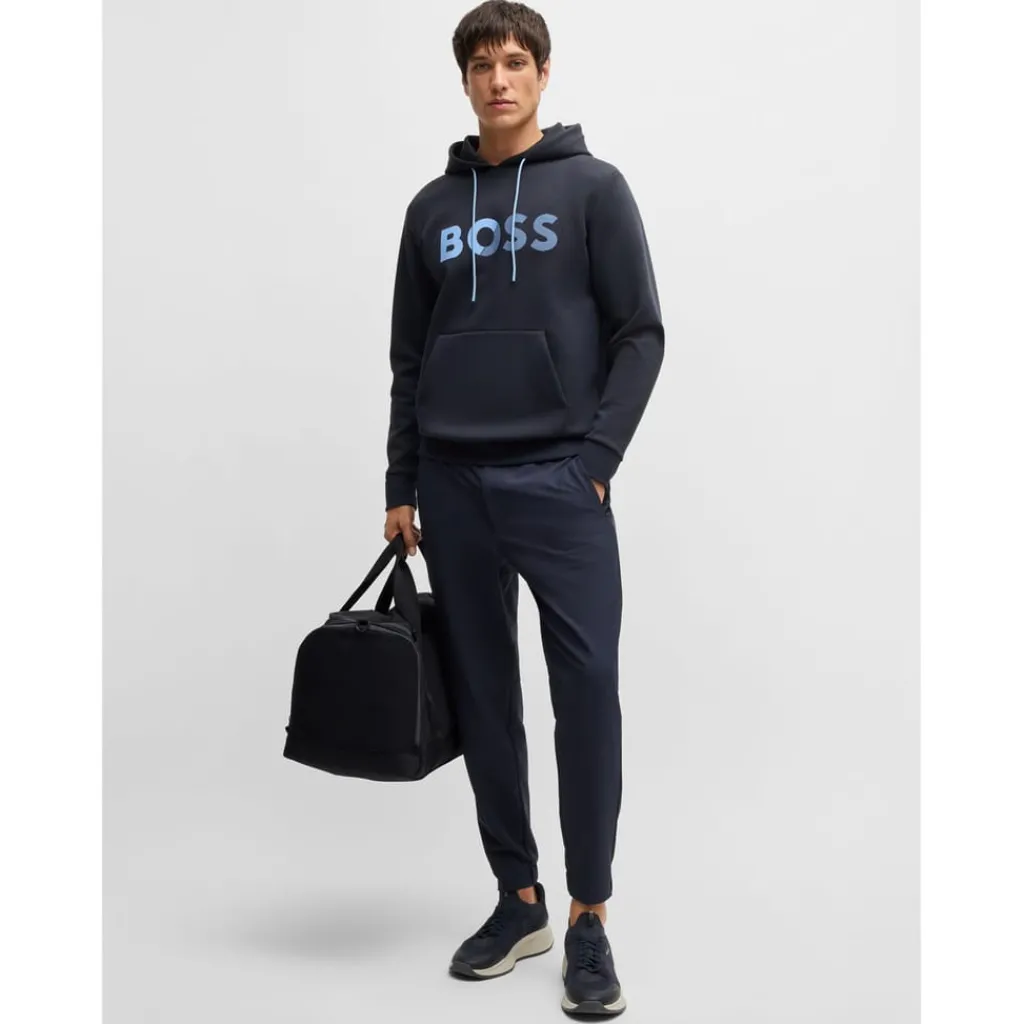 Hoodies*Boss Soody Tape Logo Hoodie in Dark Blue