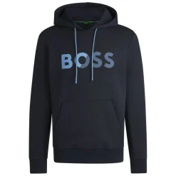 Hoodies*Boss Soody Tape Logo Hoodie in Dark Blue