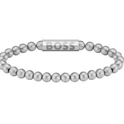 Jewellery-Watches*Boss Sphere Metal Bead Bracelet in Silver