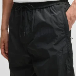 Trousers*Boss Sracky2 Relaxed-Fit Trousers in Black