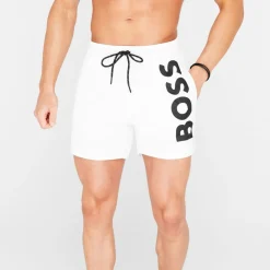 Shorts*Boss Swim Shorts in White