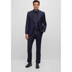 Coats And Jackets*Boss T-Harvers Waistcoat in Navy