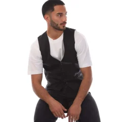 Formalwear*Boss T-Harvers4 Waistcoat in Black