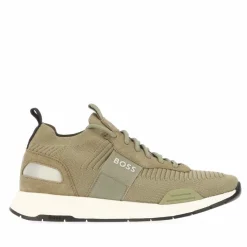 Trainers|Footwear*Boss Titanium Running Trainers in Green